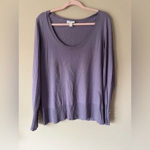 Purple Ann Taylor sweater.